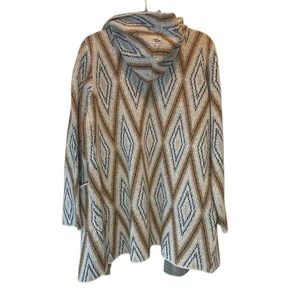 BY DESIGN ROCCO DIAMOND BLAZER IN BROWN WOMEN'S SIZE LARGE - Picture 2 of 5